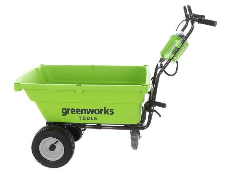 Greenworks G40GC Chariot de Jardín Électrique Sans Fil Autotracté