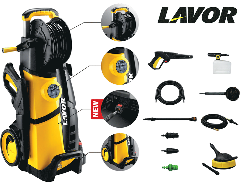 Nettoyeur haute pression &agrave; eau froide Lavor LVR4 160 Digit Plus &Eacute;dition Sp&eacute;ciale