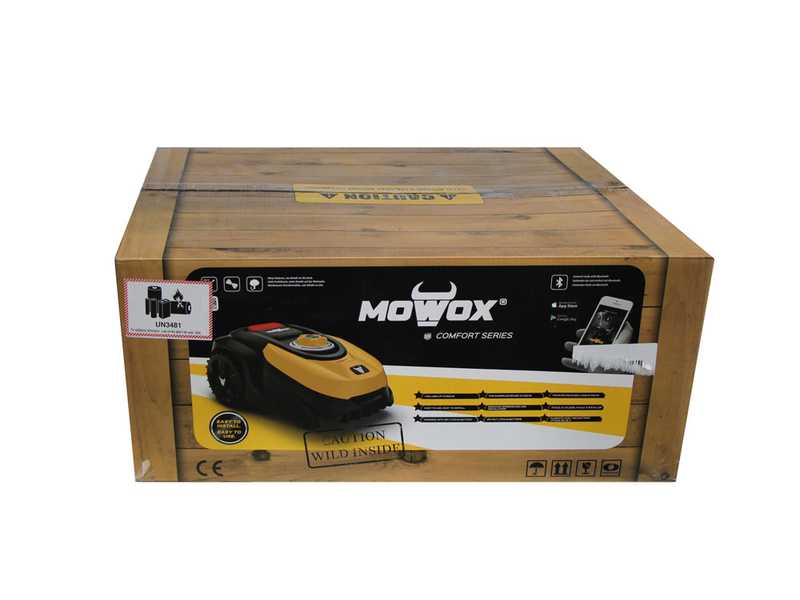 Mowox RM 1200 Li BT - Robot tondeuse - Avec fil p&eacute;riph&eacute;rique - Batterie au lithium 28V 3Ah