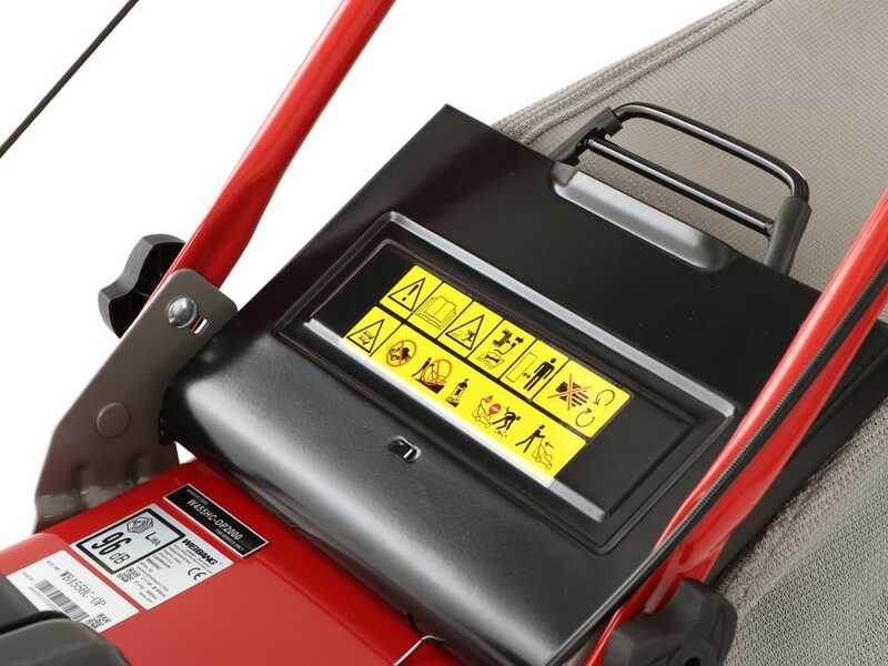 Weibang WB455SCOP - Tondeuse &agrave; gazon thermique tract&eacute;e - 2en1 - Moteur de 139 cc