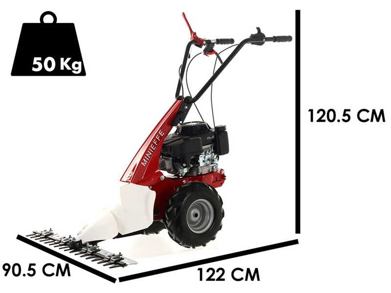 Eurosystem Minieffe - Motofaucheuse multifonction - Loncin L200 OHV