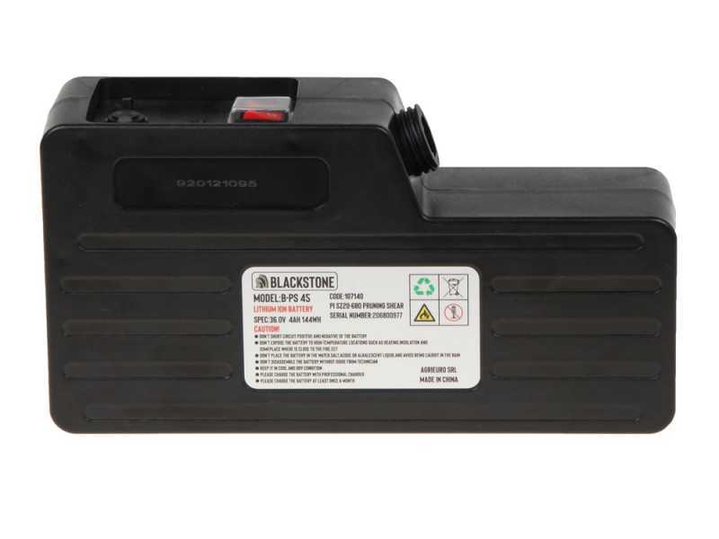 Sécateur électrique de taille BlackStone B-PS 45 - 1 batterie 4 Ah