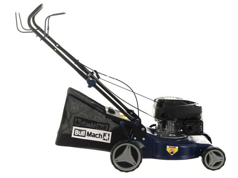 BullMach PARIS - 40 IS - Tondeuse &agrave; gazon thermique tract&eacute;e - Moteur thermique 4HP - Coupe 40 cm