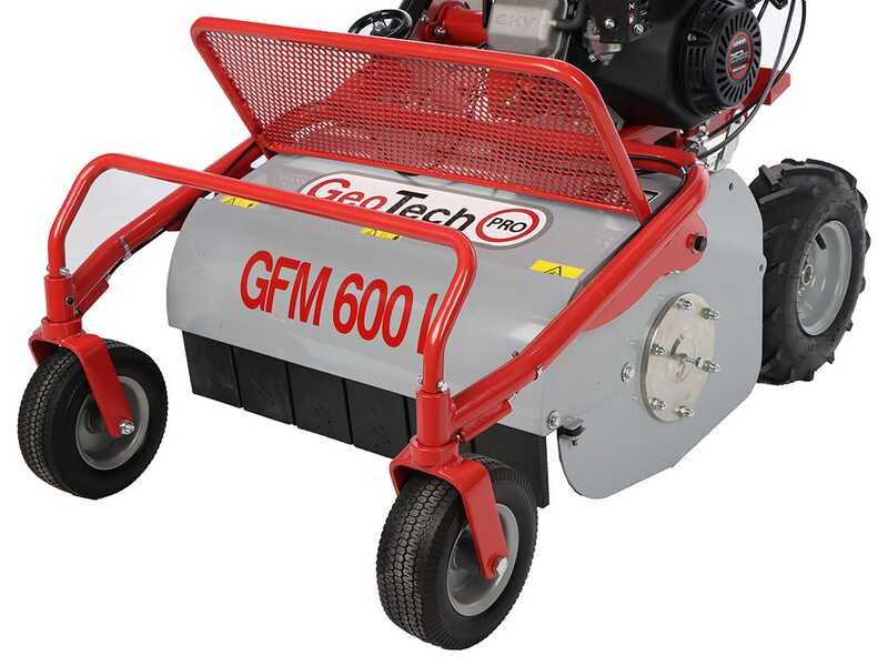 GeoTech Pro GFM 600 L - Tondeuse d&eacute;broussailleuse professionnelle &agrave; couteaux - Loncin LC175F-2