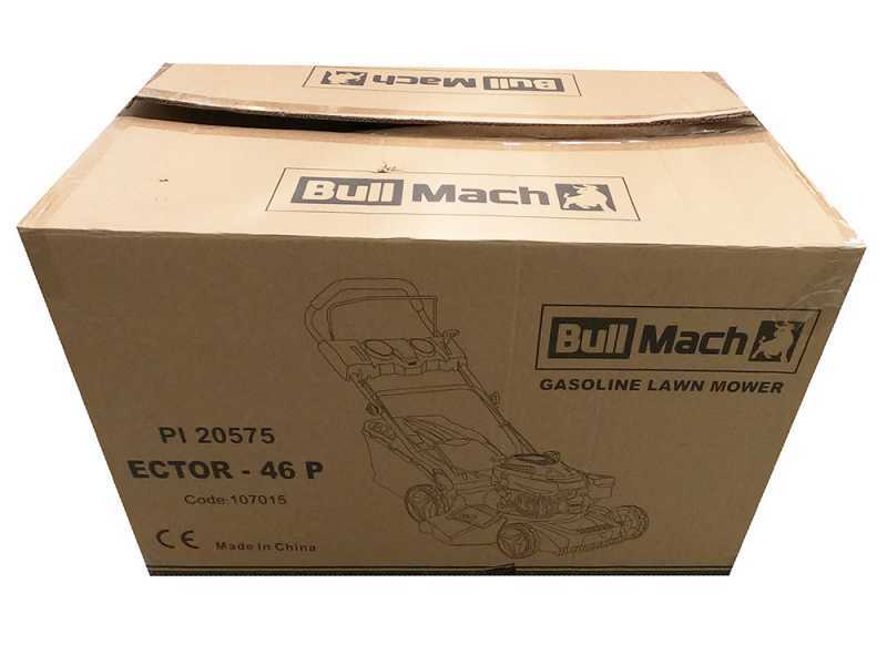 Tondeuse &agrave; gazon BullMach ECTOR 46 P -  4 en 1 -  Moteur thermique de 170cc