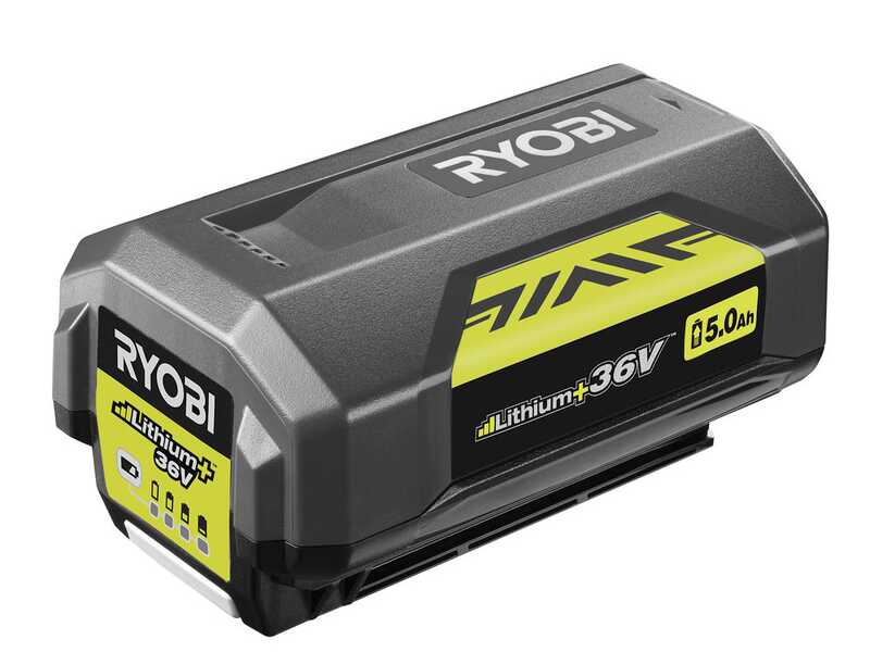 Ryobi RY36CSX35A-150 - Tron&ccedil;onneuse &agrave; batterie  36V 5 Ah - Guide de 35 cm