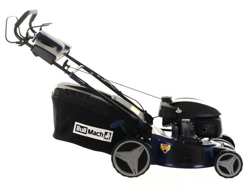BullMach ECTOR 46 H - Tondeuse &agrave; gazon thermique tract&eacute;e - 4 en 1 - Moteur Honda GCVx170
