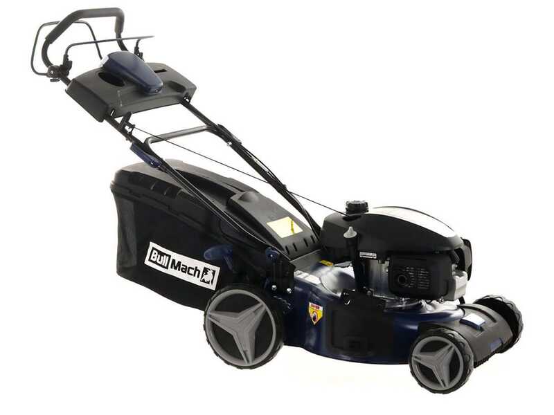 BullMach ECTOR 46 H - Tondeuse &agrave; gazon thermique tract&eacute;e - 4 en 1 - Moteur Honda GCVx170