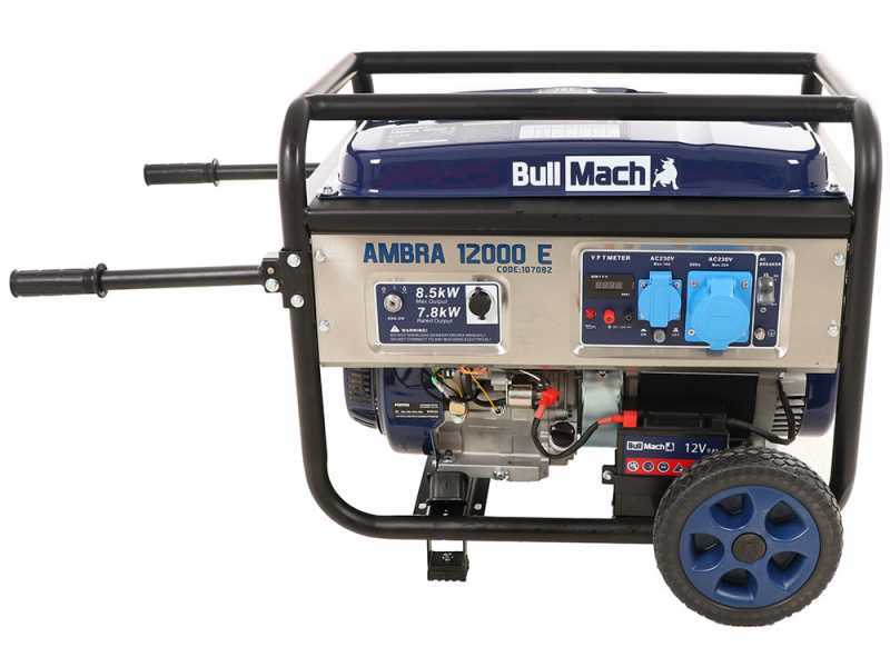 BullMach AMBRA 12000 E - Groupe &eacute;lectrog&egrave;ne 8.5 Kw monophas&eacute; - Version sur chariot