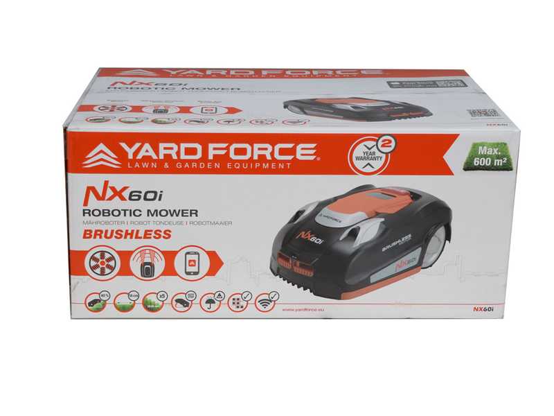 Yard Force NX60i - Robot tondeuse - Avec batterie au lithium