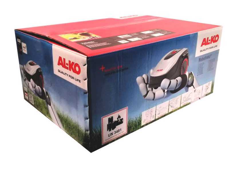 AL-KO 500 W - Robot tondeuse Robolinho - Avec fil p&eacute;riph&eacute;rique - Batterie au lithium 20V 2,5Ah