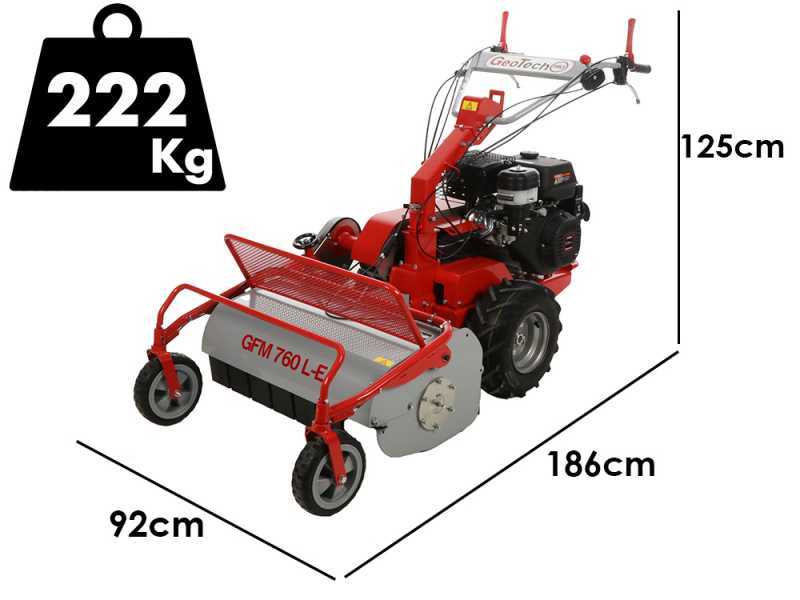 GeoTech-Pro GFM 760 L-E - Tondeuse d&eacute;broussailleuse &agrave; couteaux - Loncin G420FD