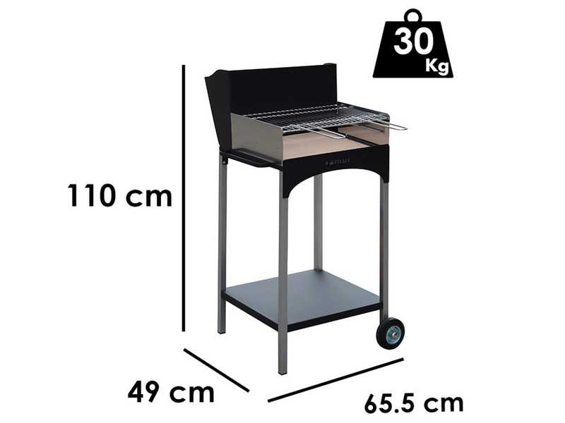 Famur BK 6 ECO - Barbecue &agrave; bois et charbon