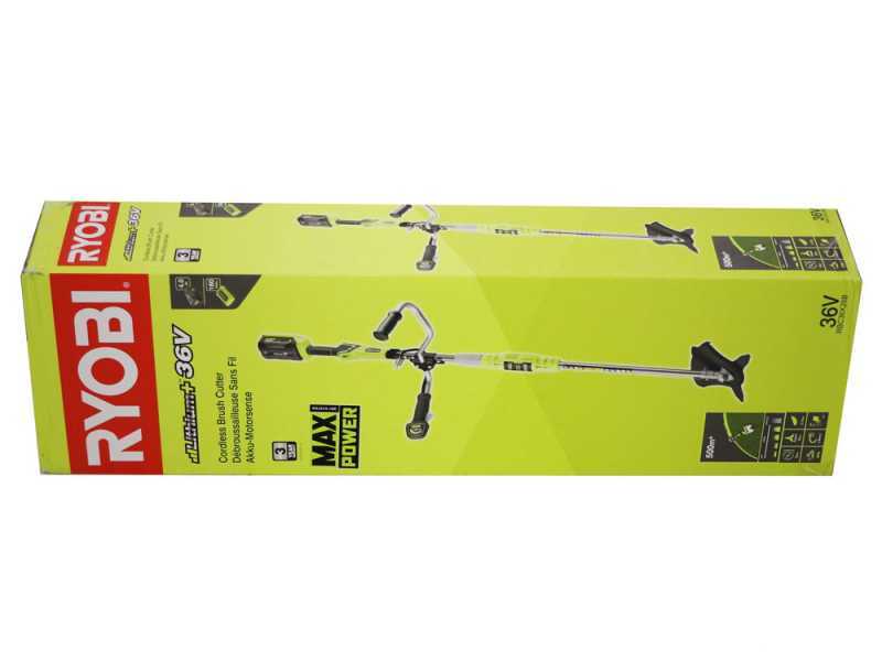 Ryobi RBC36X26BG2-140 - D&eacute;broussailleuse &agrave; batterie - 36 V - 4 Ah