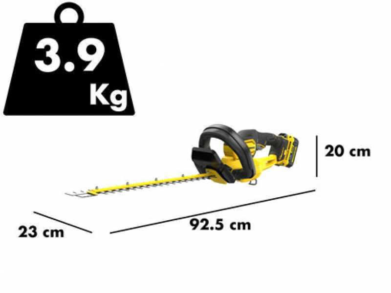 Taille-haies &eacute;lectrique &agrave; batterie STANLEY FATMAX V20 - 18V - 4AH