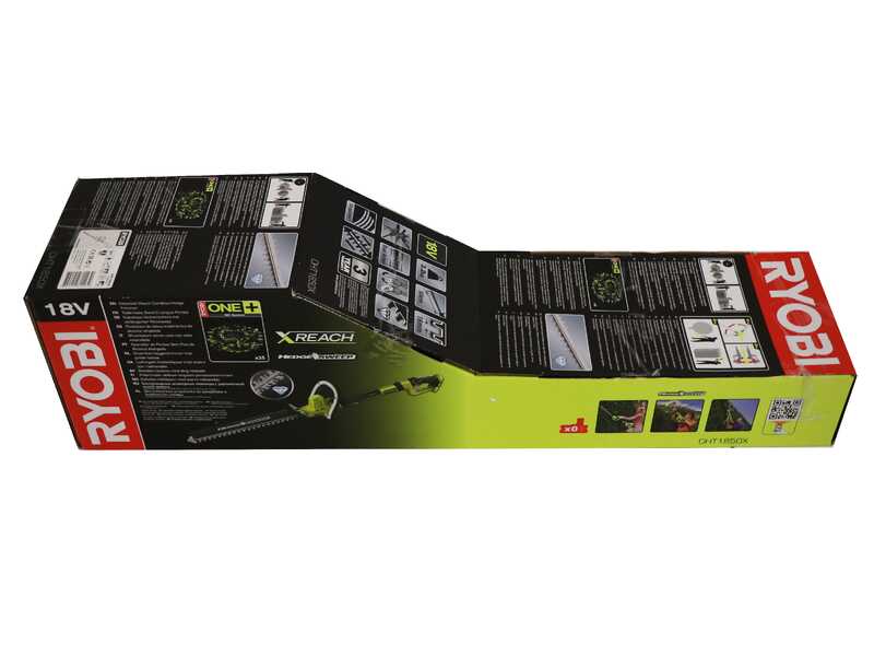Ryobi OHT1850X - Taille-haie &eacute;lectrique sur perche de rallonge &agrave; batterie - Lame de 50 cm - SANS BATTERIE NI CHARGEUR