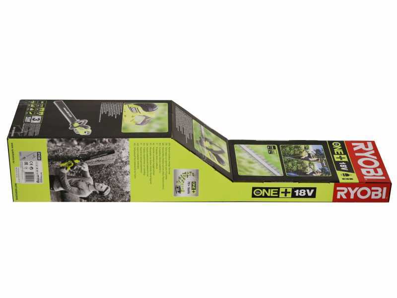 Taille-haie &eacute;lectrique et &agrave; batterie RYOBI HYBRID RHT1850H25HS - 18V - 2.5Ah - lame de 50cm