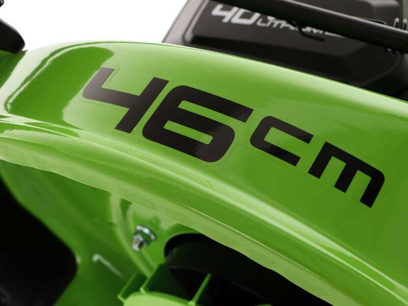 Greenworks GD40LM46HPK4 - Tondeuse &agrave; gazon &eacute;lectrique &agrave; batterie  40V/4Ah - Coupe 46 cm