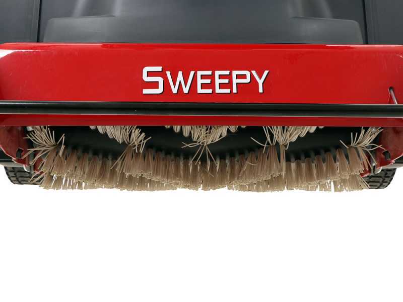 Balayeuse thermique Eurosystem SWEEPY avec moteur Loncin 196 OHV - avec bac de ramassage