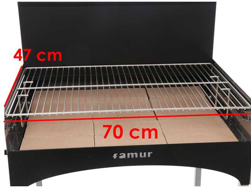 Famur BK 8 ECO - Barbecue &agrave; bois et charbon