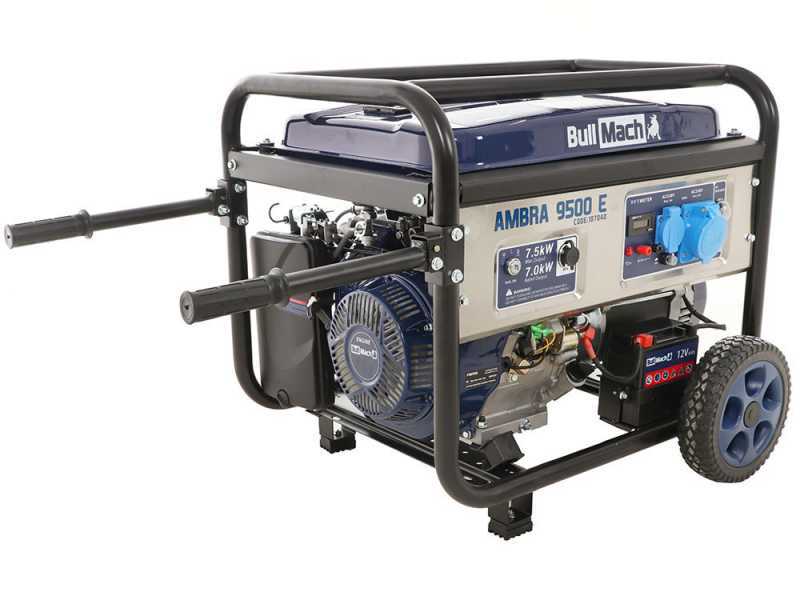 BullMach AMBRA 9500 E - Groupe &eacute;lectrog&egrave;ne 7.5 Kw monophas&eacute; - Bo&icirc;tier ATS inclus