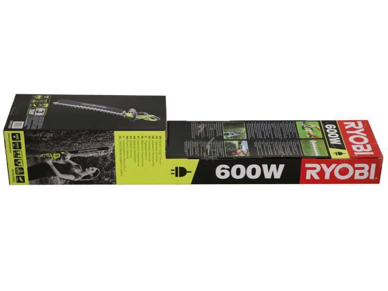 Taille-haies &eacute;lectrique RYOBI 600W RHT6160RS - lame de 60cm - coupe de 28mm