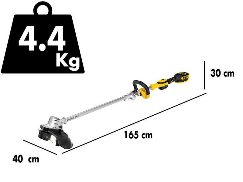 DeWalt DCMST561P1-QW - D&eacute;broussailleuse &agrave; batterie - 18V 5Ah