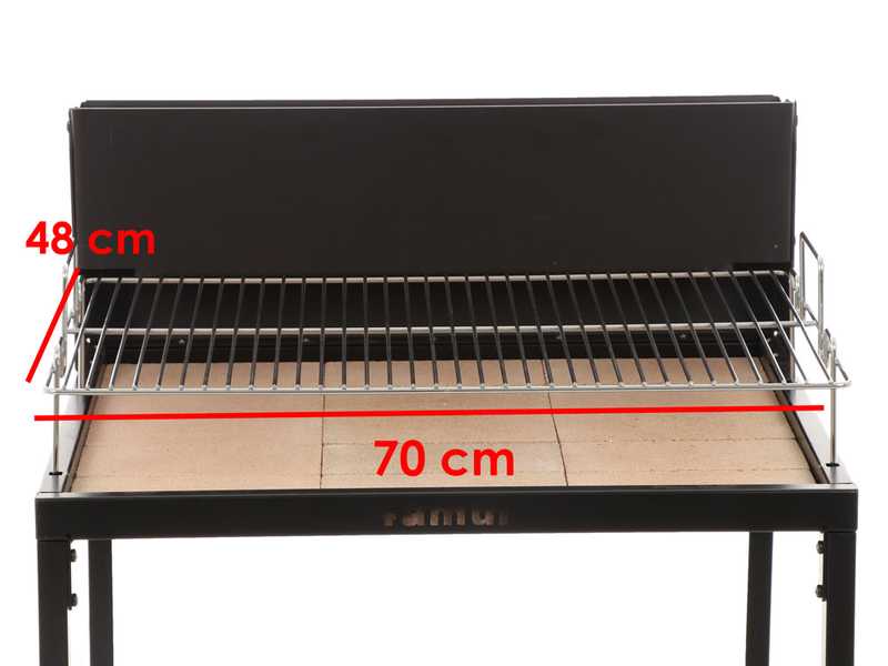 Famur BK7 Light - Barbecue &agrave; bois et charbon