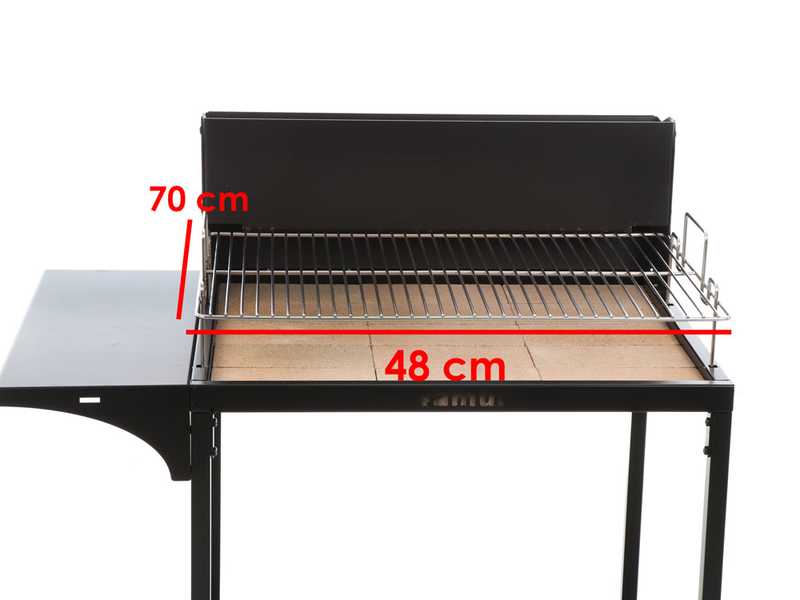 Famur BK7 Superior - Barbecue &agrave; bois et charbon