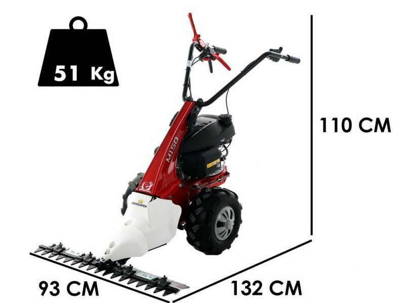 Motofaucheuse thermique autotract&eacute;e Eurosystems Minieffe M150 RM - Honda GCVx 170