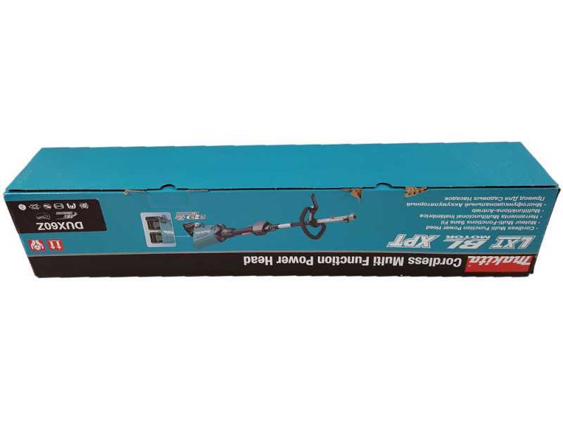 Makita DUX60 - Taille-haie sur perche de rallonge &agrave; batterie 36V multifonction - Batteries 2x18V/5Ah