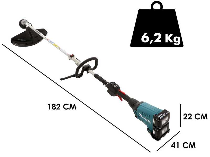 Makita DUX60 - D&eacute;broussailleuse multifonction &agrave; batterie - 36V - 5 Ah