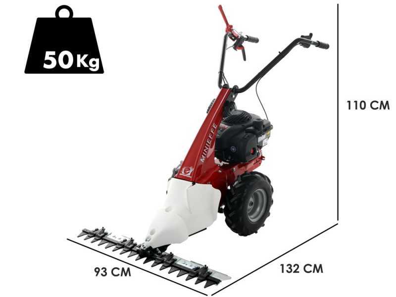 Motofaucheuse Eurosystems Minieffe avec barre de coupe tract&eacute;e et moteur B&amp;S 450E