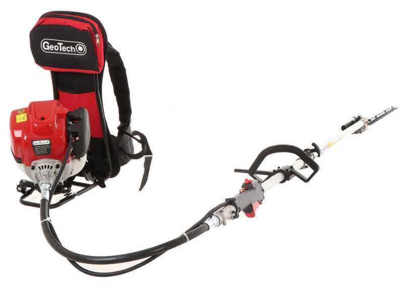 GeoTech GT-4 36 BP - D&eacute;broussailleuse multifonction thermique &agrave; dos &agrave; essence 4 temps
