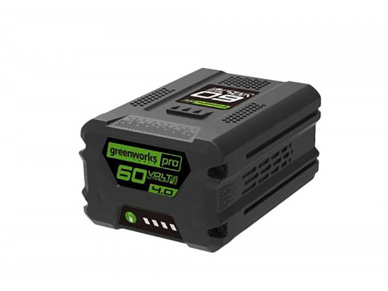 Tondeuse tract&eacute;e &agrave; batterie Greenworks GD60LM46SP - 60V/4Ah - 4en1