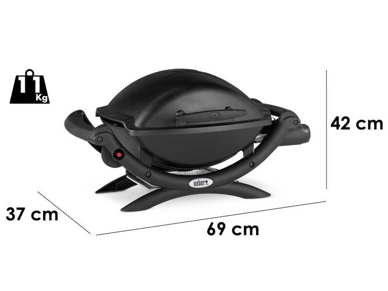 Weber Q1000 - Barbecue &agrave; gaz portable