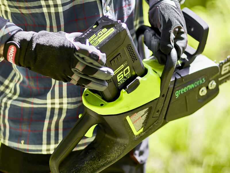 GreenWorks GD60CS40  - Tronçonneuse à batterie - 60V- lame de 41cm - SANS BATTERIE NI CHARGEUR