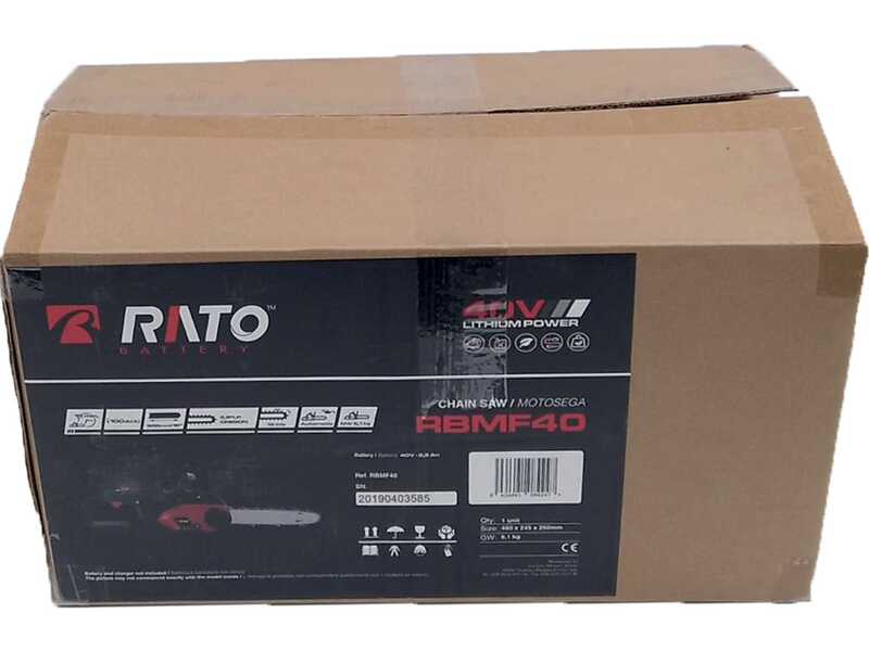 Tron&ccedil;onneuse &agrave; batterie Rato RBMF40 - Batterie de 40V et 2,5ah