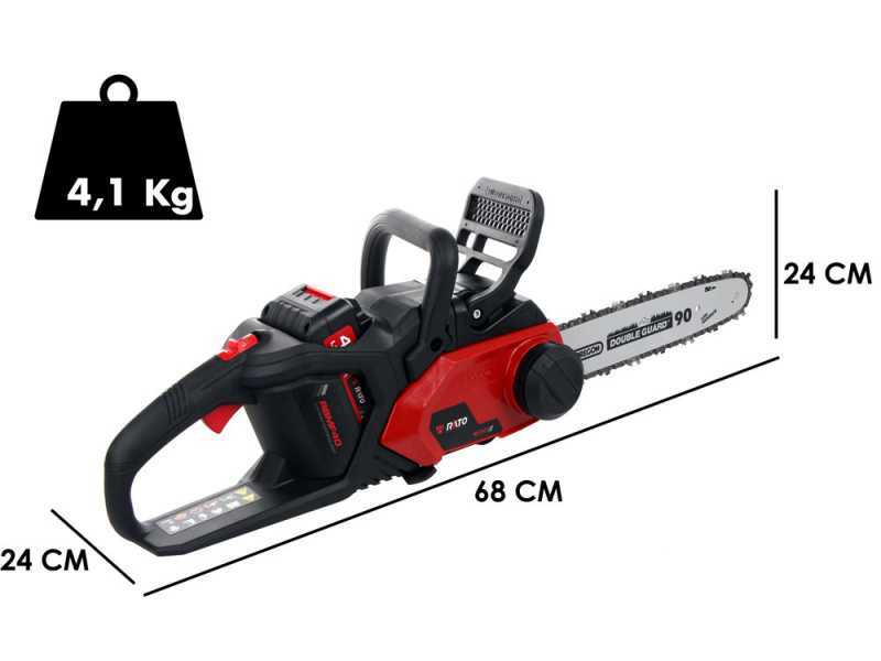 Tron&ccedil;onneuse &agrave; batterie Rato RBMF40 - Batterie de 40V et 2,5ah