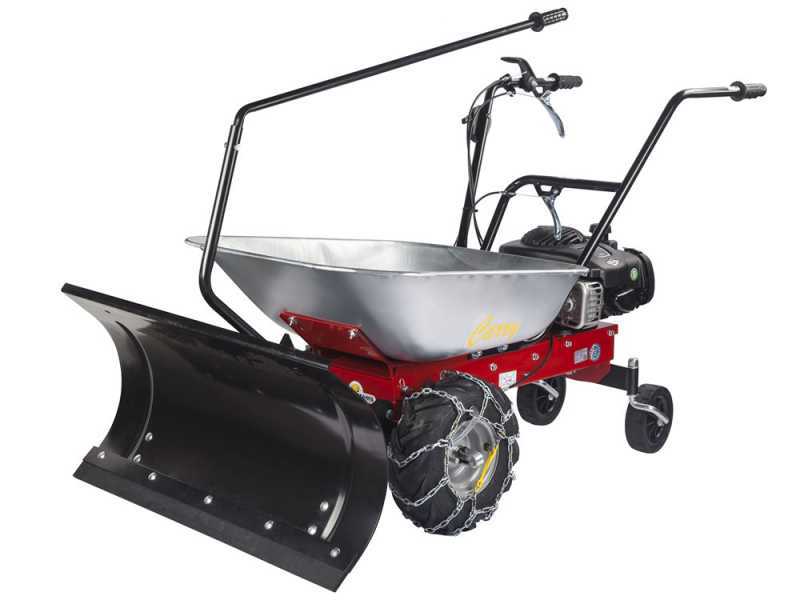 Accessoire lame &agrave; neige frontale 85 cm pour brouette motoris&eacute;e Eurosystems Carry