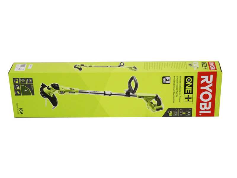 Ryobi HYBRID RLT1831-H25F - Coupe-bordure &eacute;lectrique et &agrave; batterie - 18V/2,5Ah