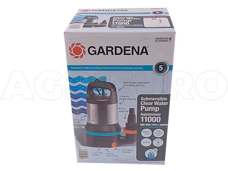 Pompe immerg&eacute;e pour eaux claires Gardena 11000 Aquasensor art. 9034-20
