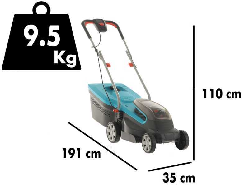 Tondeuse &agrave; gazon sur batterie Gardena PowerMax 32/36V P4A - 2 Batteries 18V/2.5Ah - Largeur de coupe 32 cm