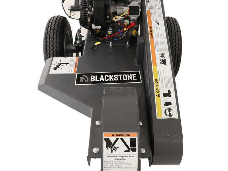 BlackStone SG 420 L ES PRO -  Rogneuse de souches - Moteur Loncin de 420 cm3 - Disque de coupe avec 8 marteaux en carbure de tungst&egrave;ne