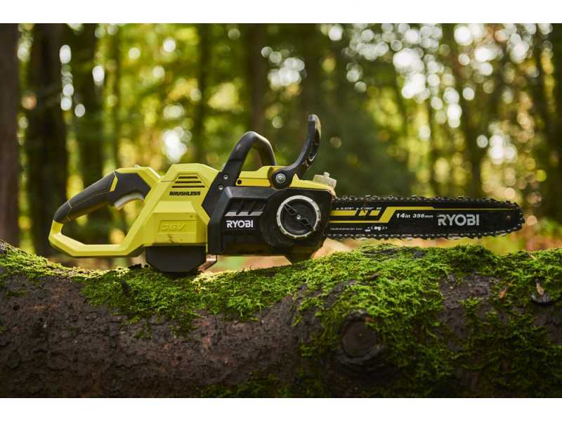 Tron&ccedil;onneuse &eacute;lectrique RYOBI BRUSHLESS RY36CSX35A-0 - MAX POWER 36V - longueur du guide 35cm - SANS BATTERIE ET SANS CHARGEUR