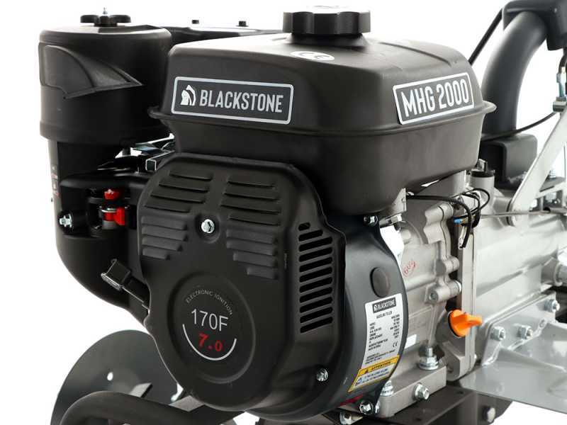 Motobineuse BlackStone MHG 2000 avec moteur thermique &agrave; essence de 212 cm3