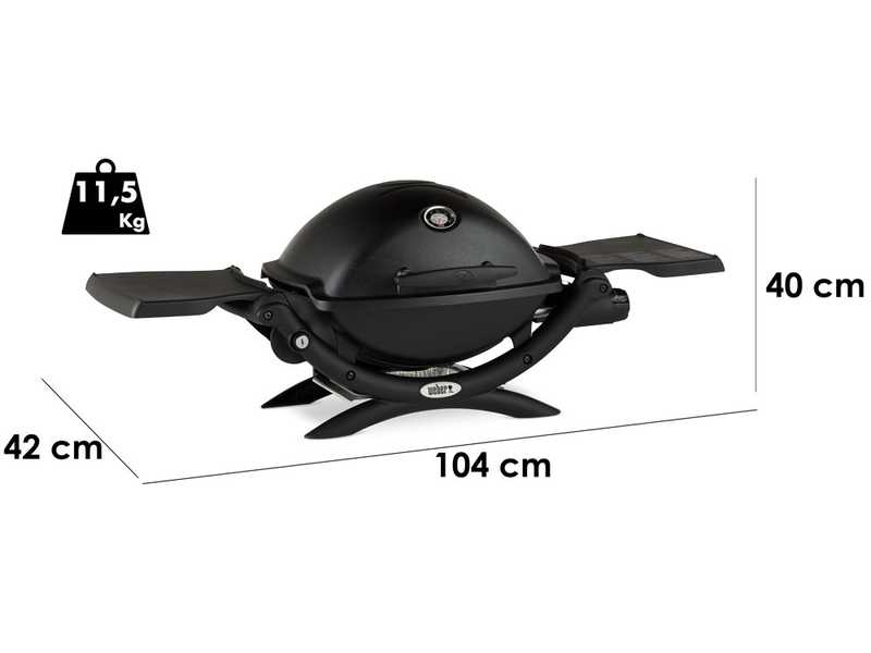 Weber Q1200 - Barbecue &agrave; gaz portable