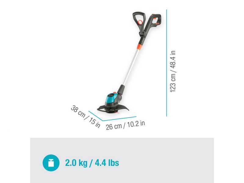 Gardena EasyCut 23/18V - Coupe-bordures &agrave; batterie - SANS BATTERIE ET SANS CHARGEUR