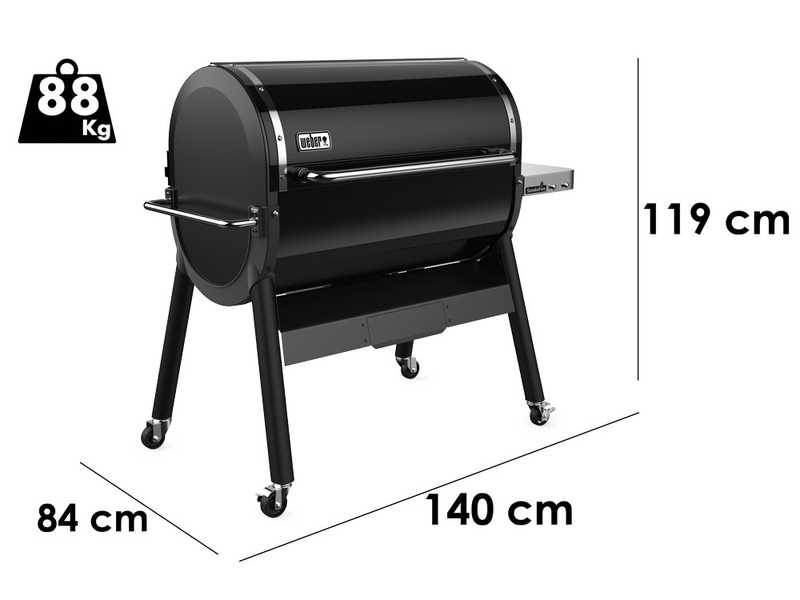 Weber Smoke Fire EX6 GBS - Barbecue &agrave; pellets
