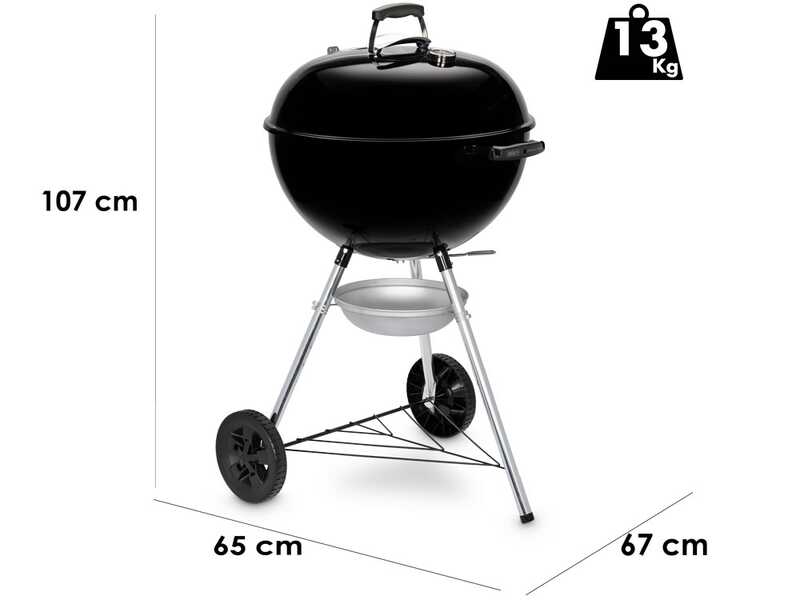 Weber Kettle E-5710 BLK - Barbecue &agrave; charbon